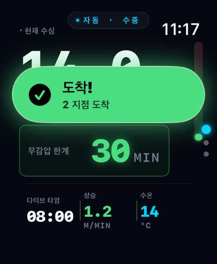 도착 알림